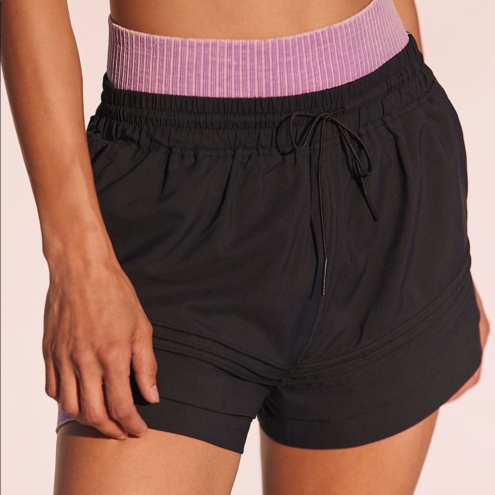 Free People FP Movement Black Shorts 2.5” Inseam